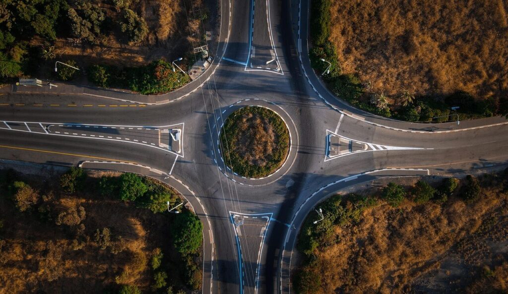 회전교차로 우선순위